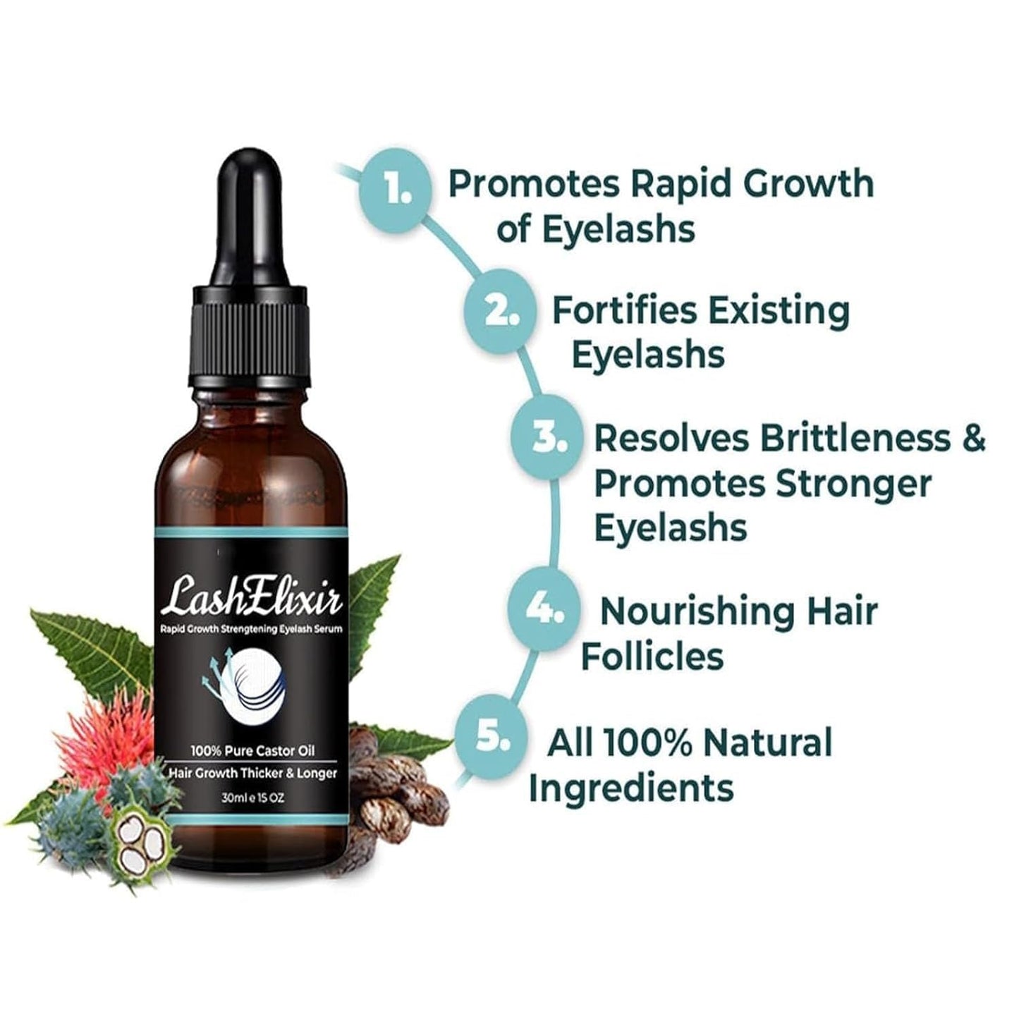 SERUM LASH ELIXIR - ALARGAMIENTO DE PESTAÑAS Y CEJAS - -Últimas 7 Unidades 🔥